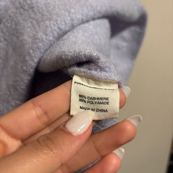 Pure Cashmere NYC Purple Lilac Sweater- Size Medium - Picture 2 of 9